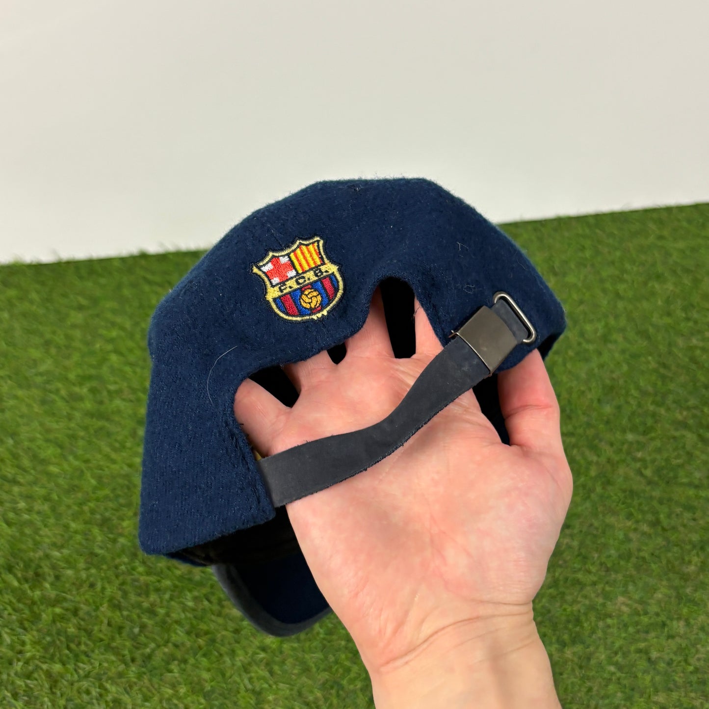90s Nike Barcelona Wool Hat Blue