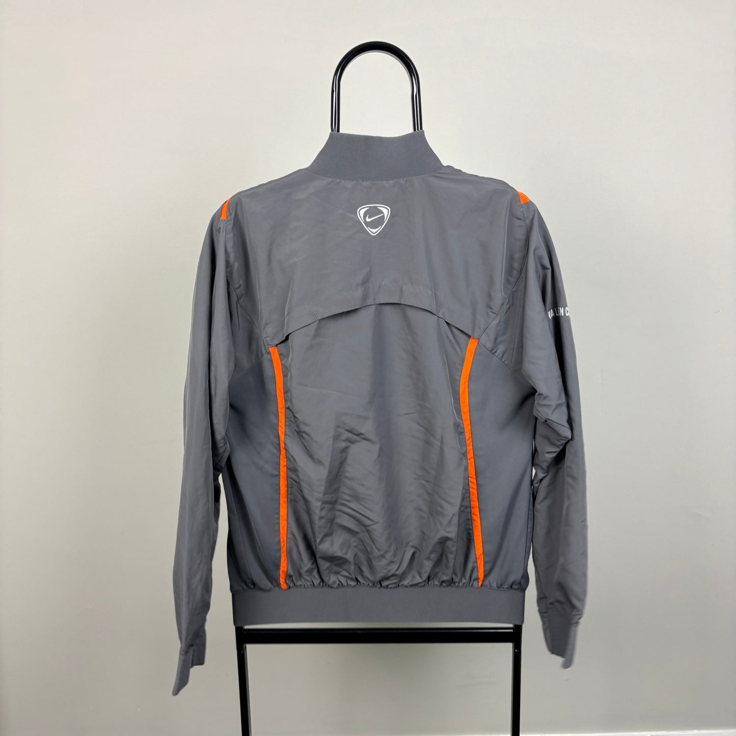 90s Nike Valencia Windbreaker Jacket Grey Small