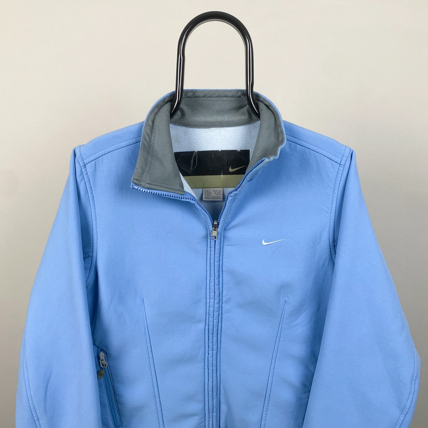 00s Nike Soft Shell Jacket Blue Medium