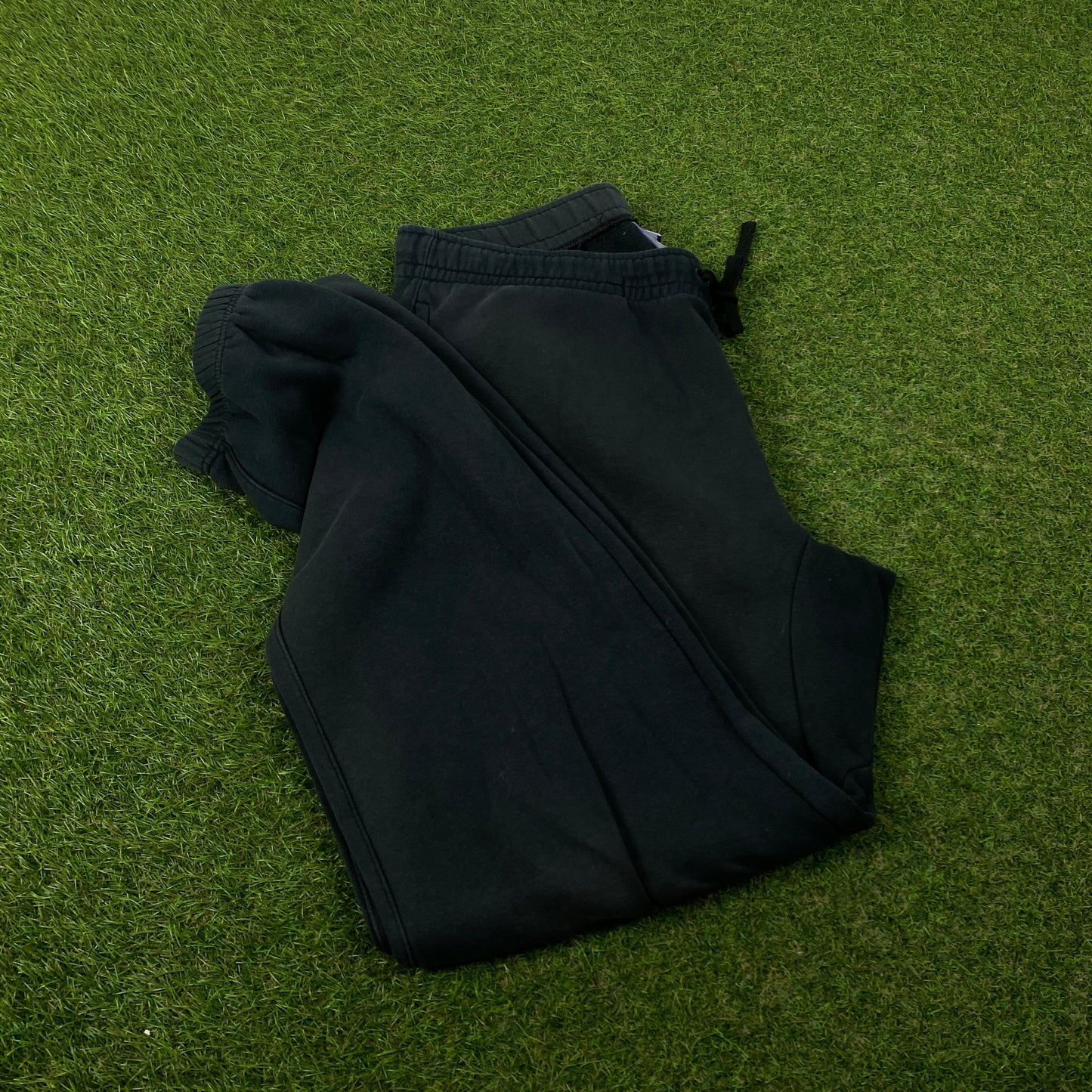 00s Nike Wide Leg Cotton Joggers Black Medium