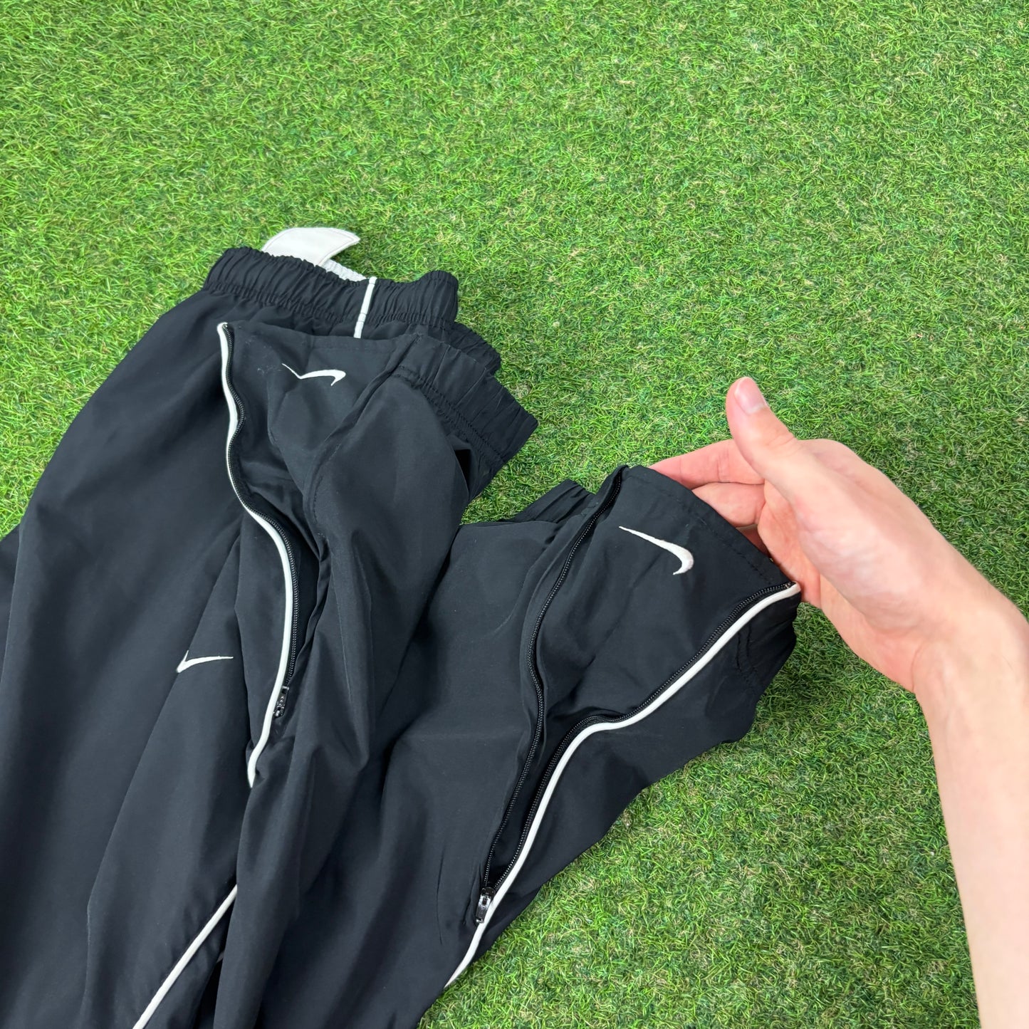 00s Nike Piping Joggers Black Small