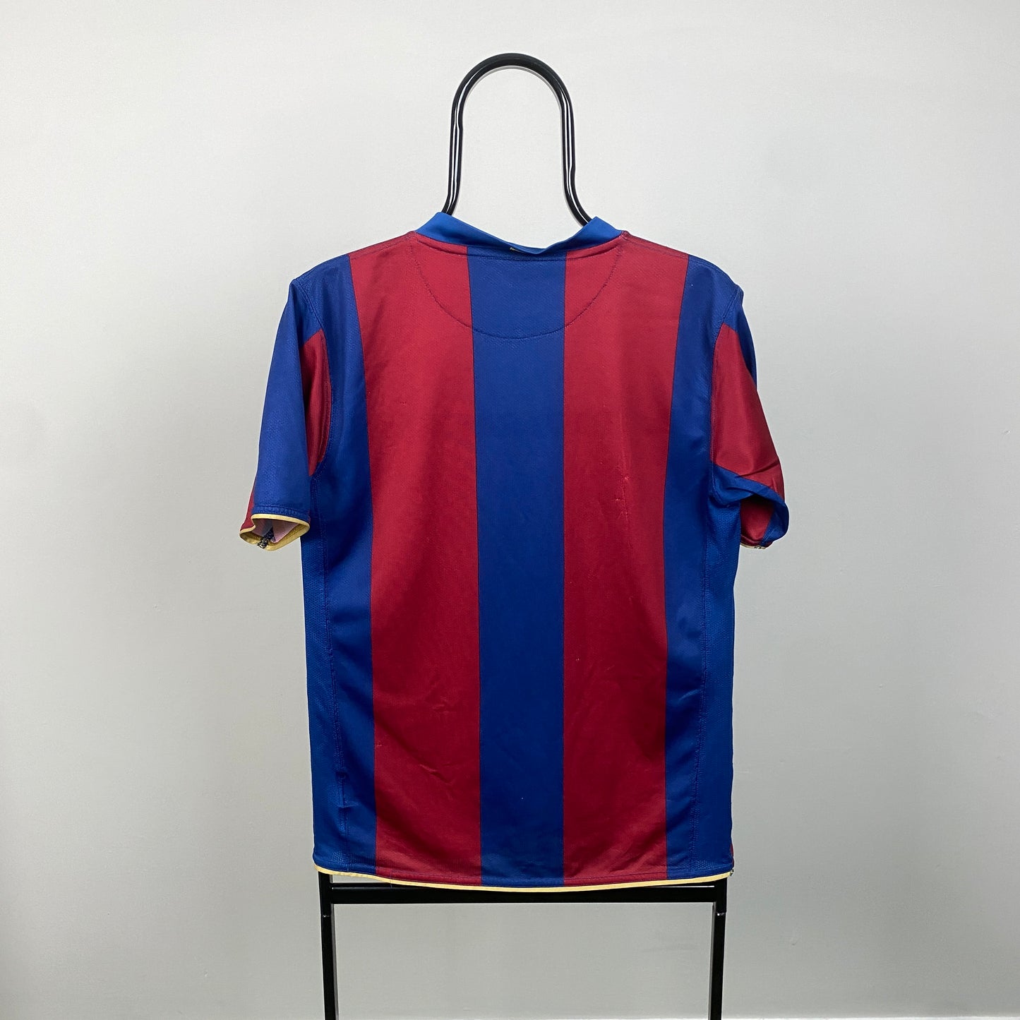 00s Nike Barcelona Football Shirt T-Shirt Blue Small