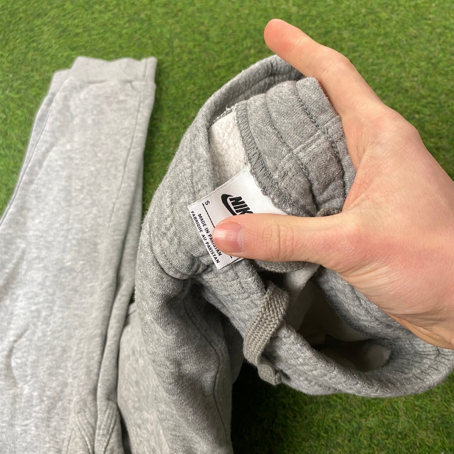 00s Nike Cotton Joggers Grey Small