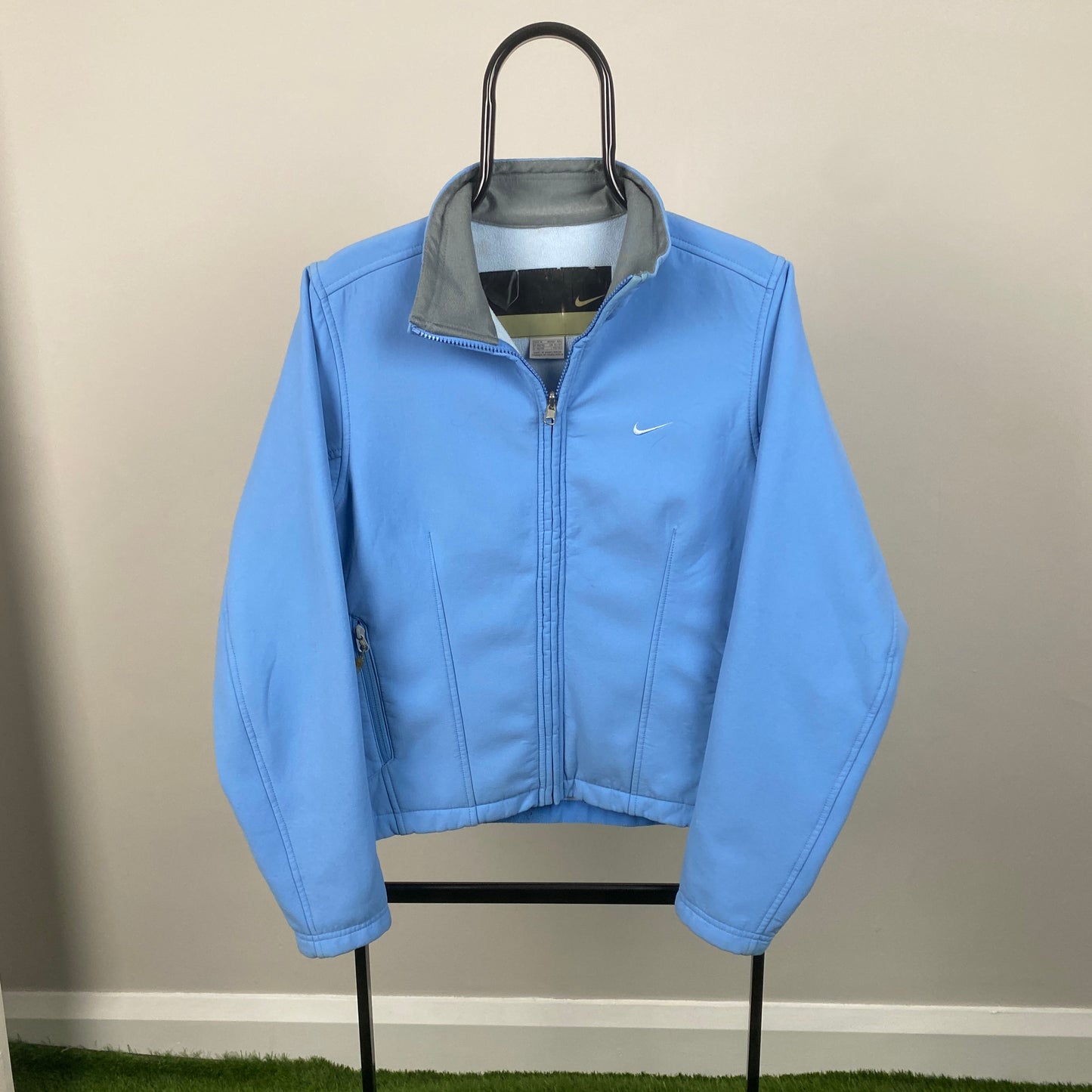 00s Nike Soft Shell Jacket Blue Medium