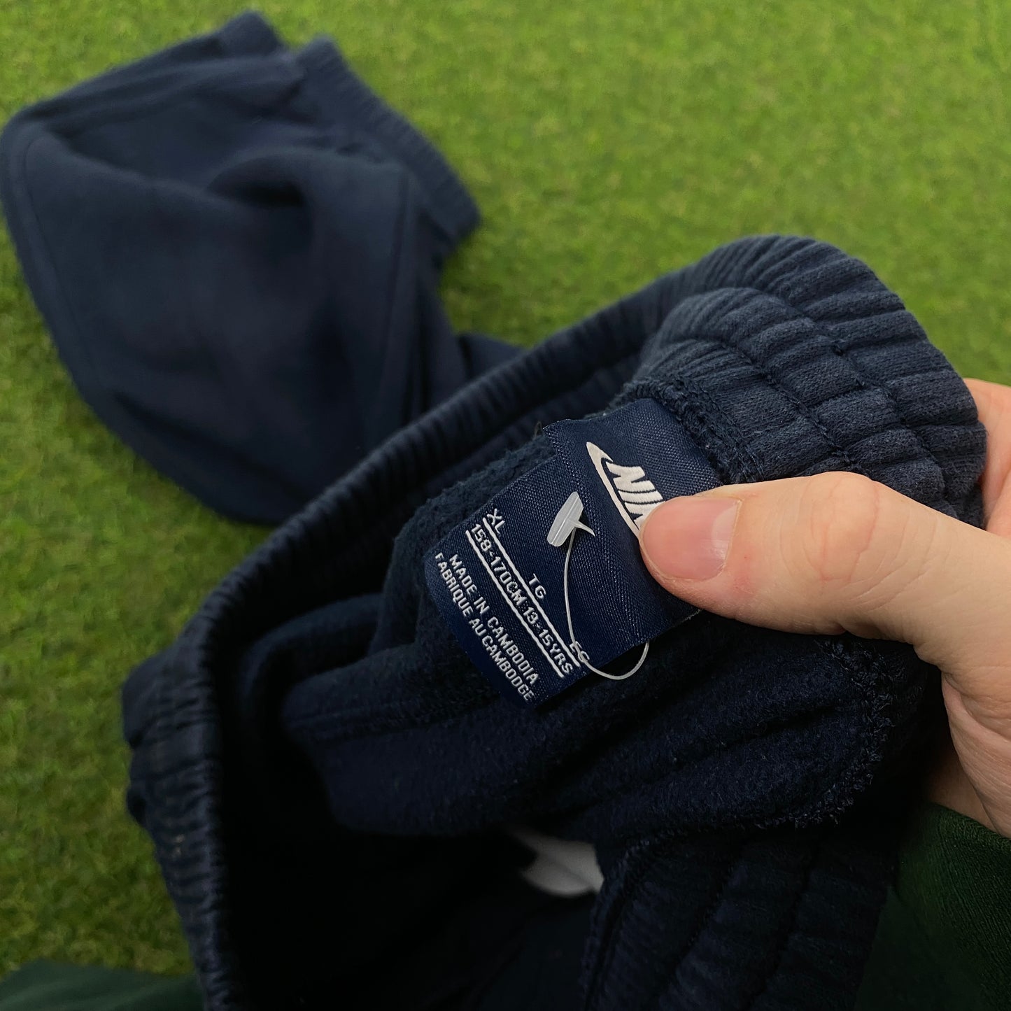 00s Nike Cotton Joggers Blue Small