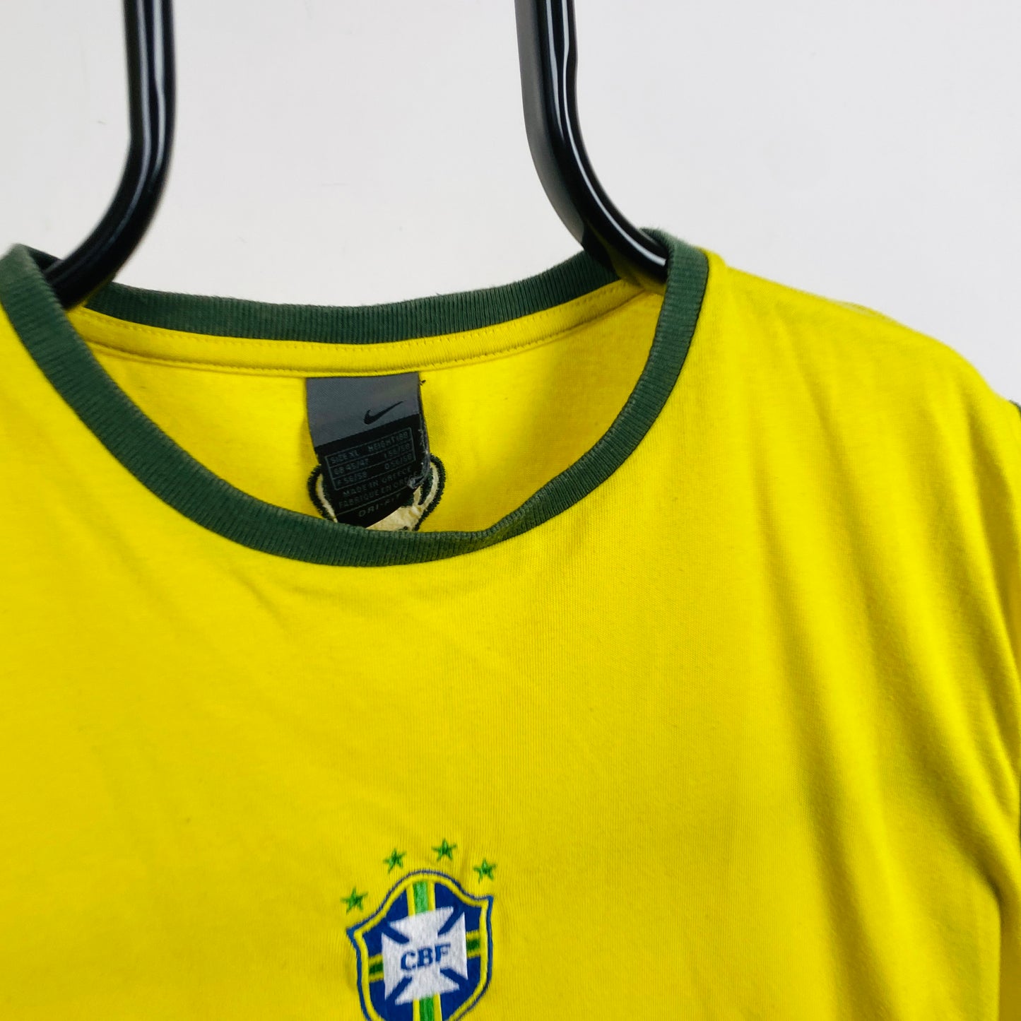 00s Nike Brazil Vest T-Shirt Yellow XL