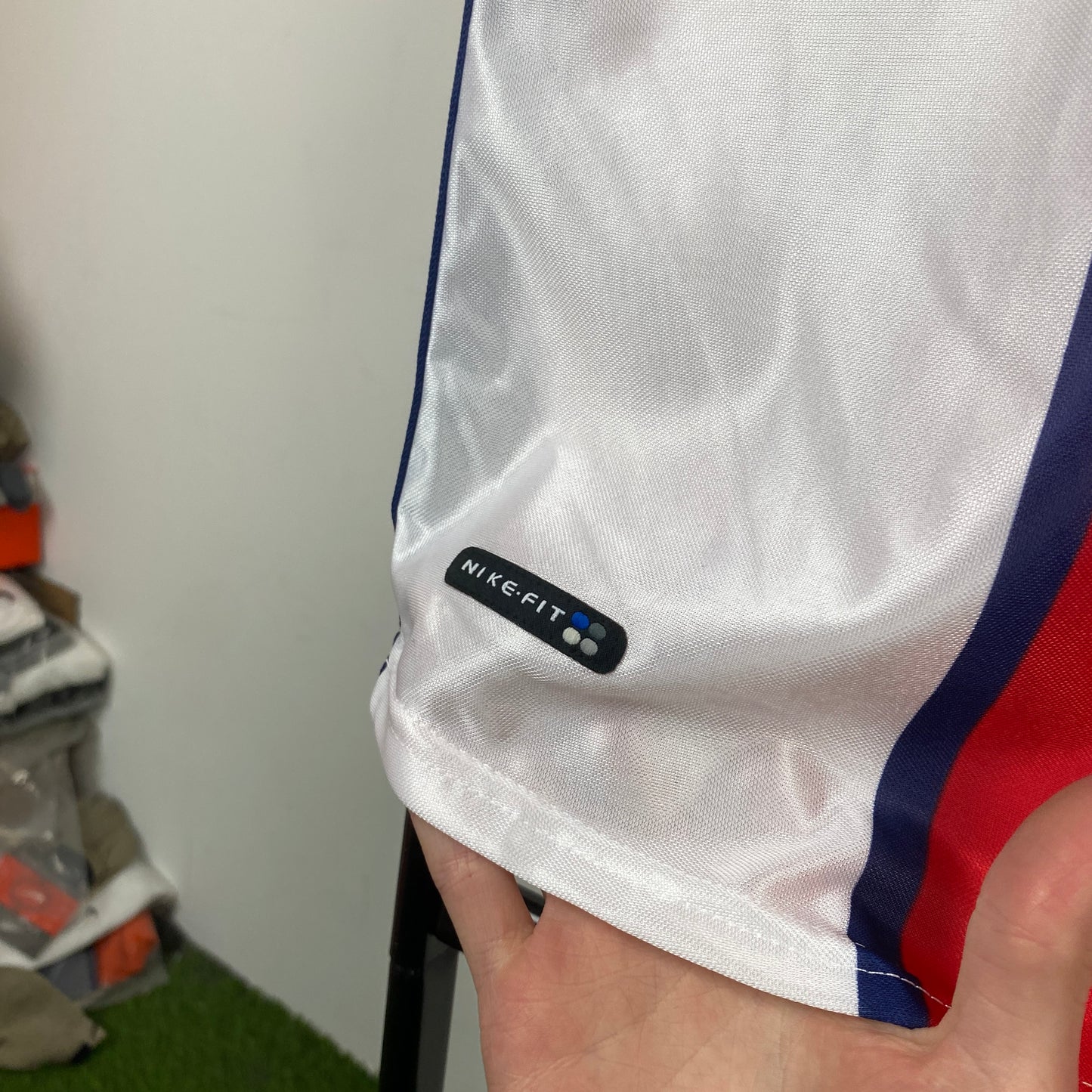 90s Nike PSG Football Shirt T-Shirt White XS
