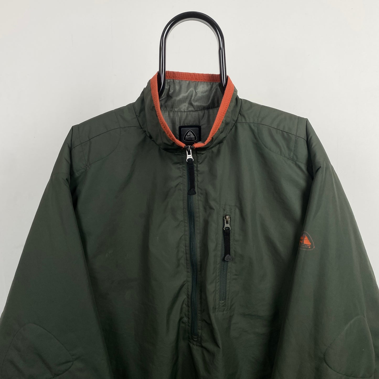 00s Nike ACG Shell Puffer Jacket Coat Green XL