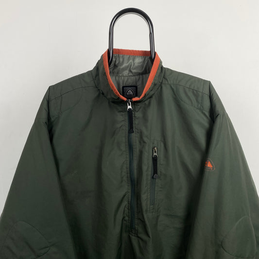 00s Nike ACG Shell Puffer Jacket Coat Green XL