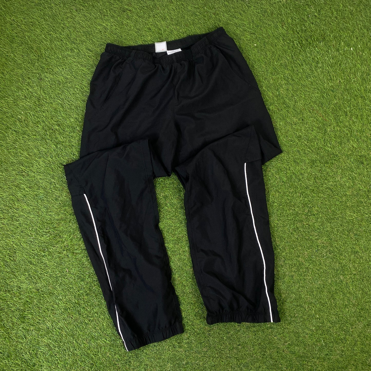 00s Nike Piping Tracksuit Jacket + Joggers Set Red Large