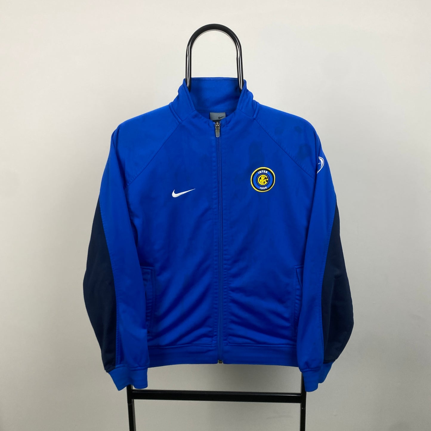 00s Nike Inter Milan Windbreaker Jacket Blue XS