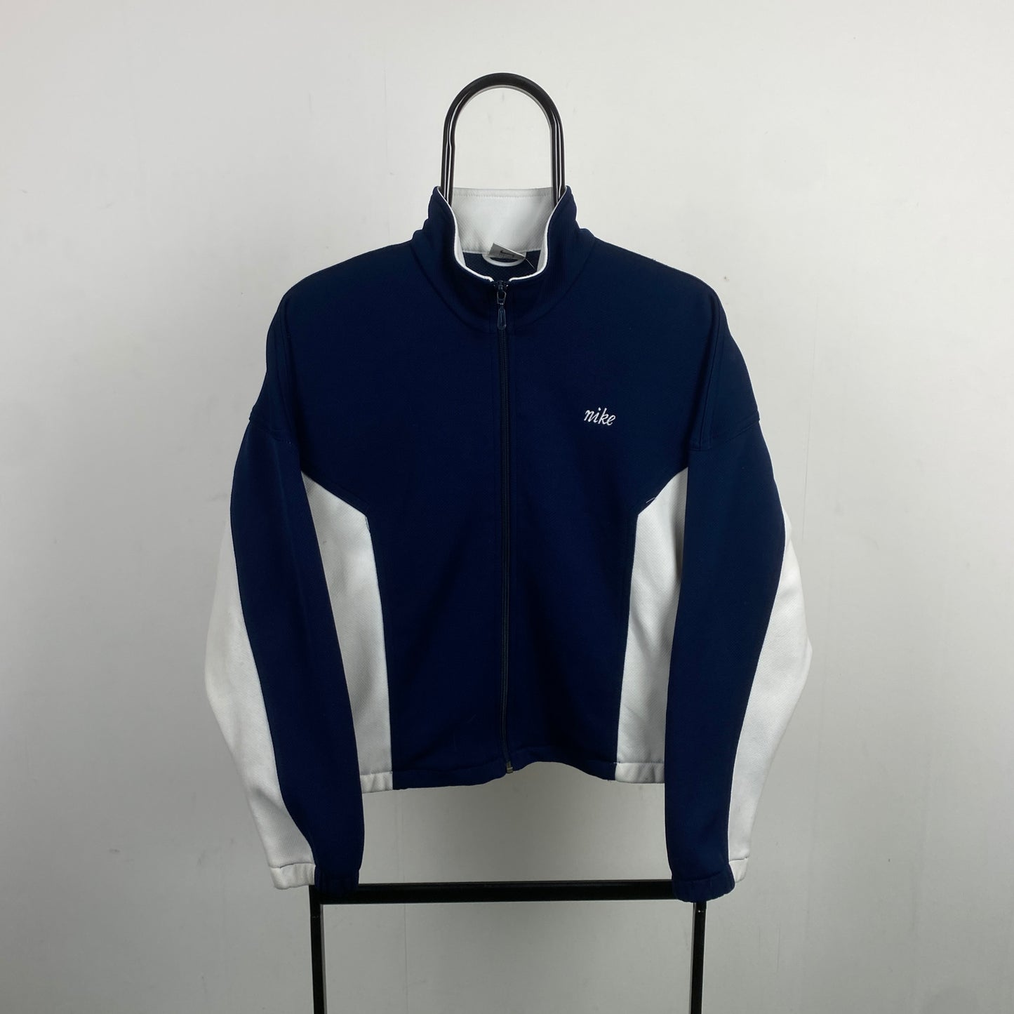 90s Nike Windbreaker Coat Jacket Blue Womens Medium