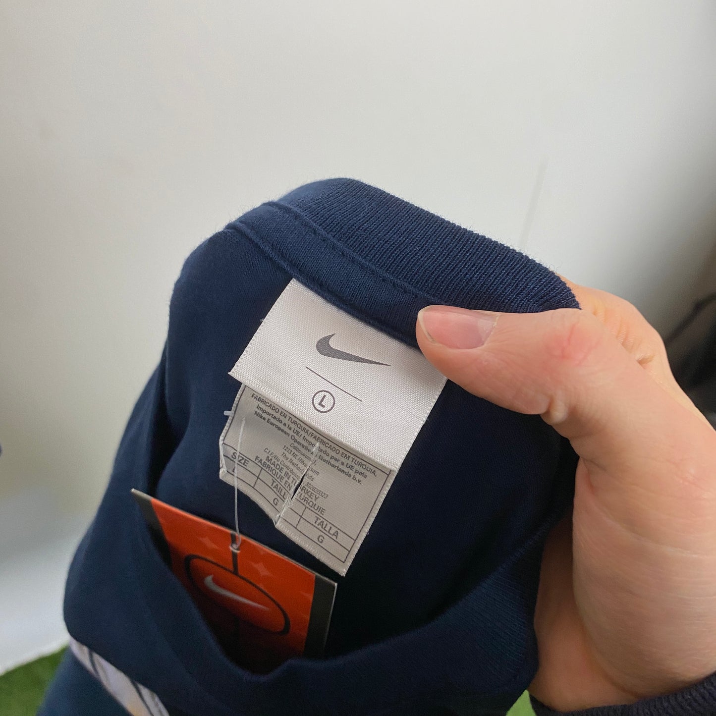 00s Nike T-Shirt Blue Large