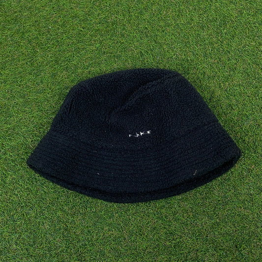 00s Nike Fleece Bucket Hat Black