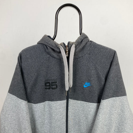 00s Nike Air Max 95 Reversible Hoodie Jacket Grey Large