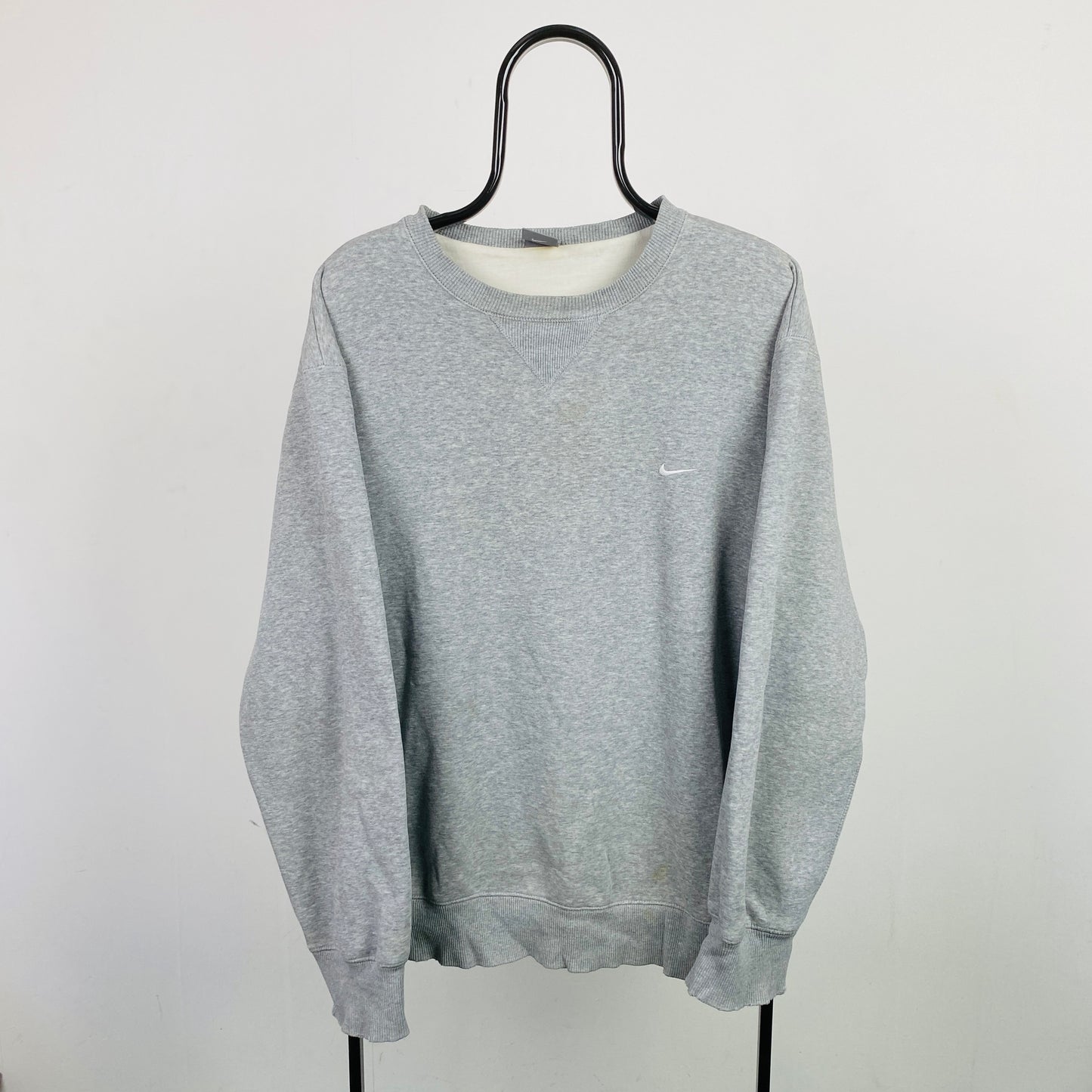 00s Nike Heavyweight Sweatshirt Grey XL