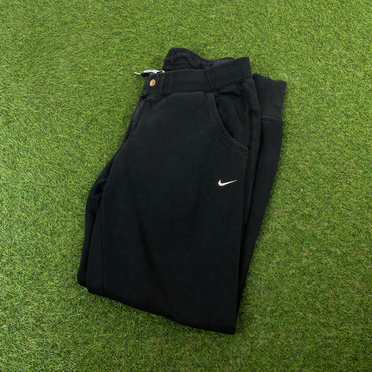 00s Nike Cotton Joggers Black Small