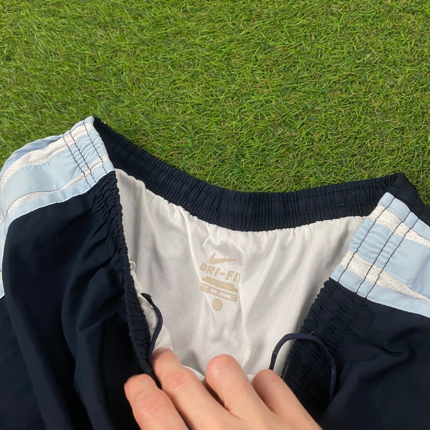 00s Nike Running Shorts Blue Large
