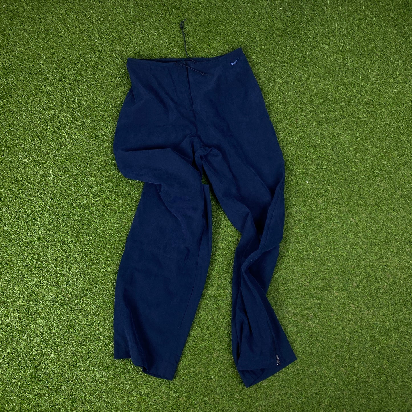 00s Nike Windbreaker Jacket + Joggers Set Blue Womens Medium