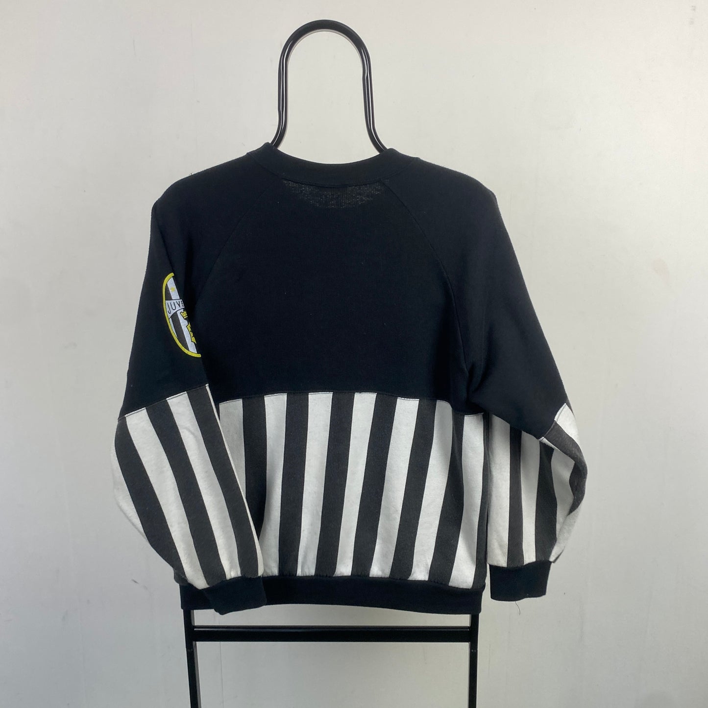 Retro 90s Juventus Sweatshirt Black Medium