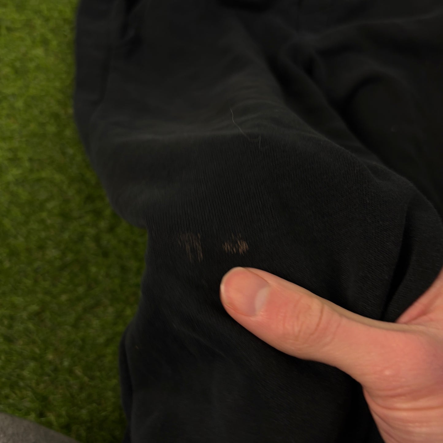 00s Nike Wide Leg Cotton Joggers Black Medium