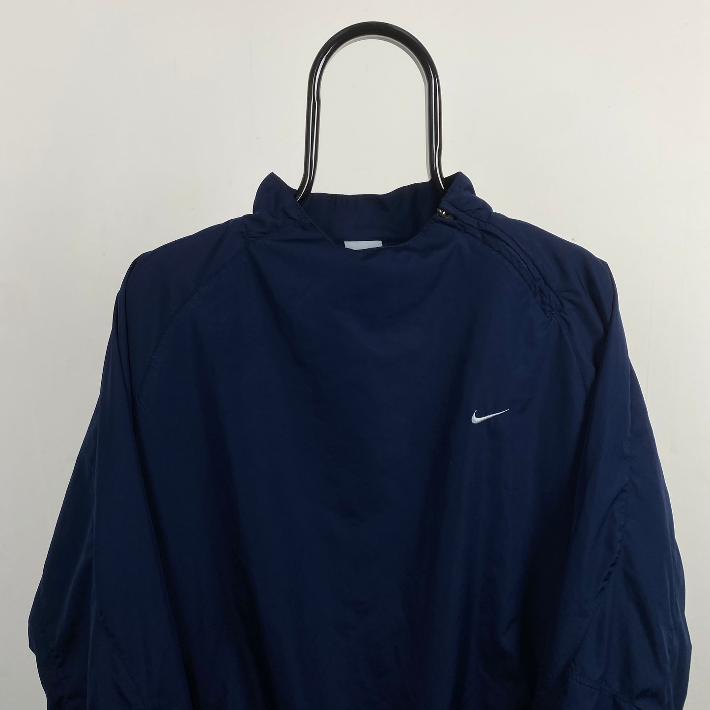 00s Nike Side Winder Windbreaker Jacket Blue Large