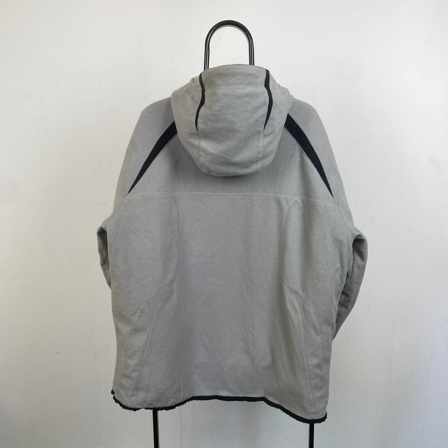 00s Nike Reversible Fleece Coat Jacket Black XL