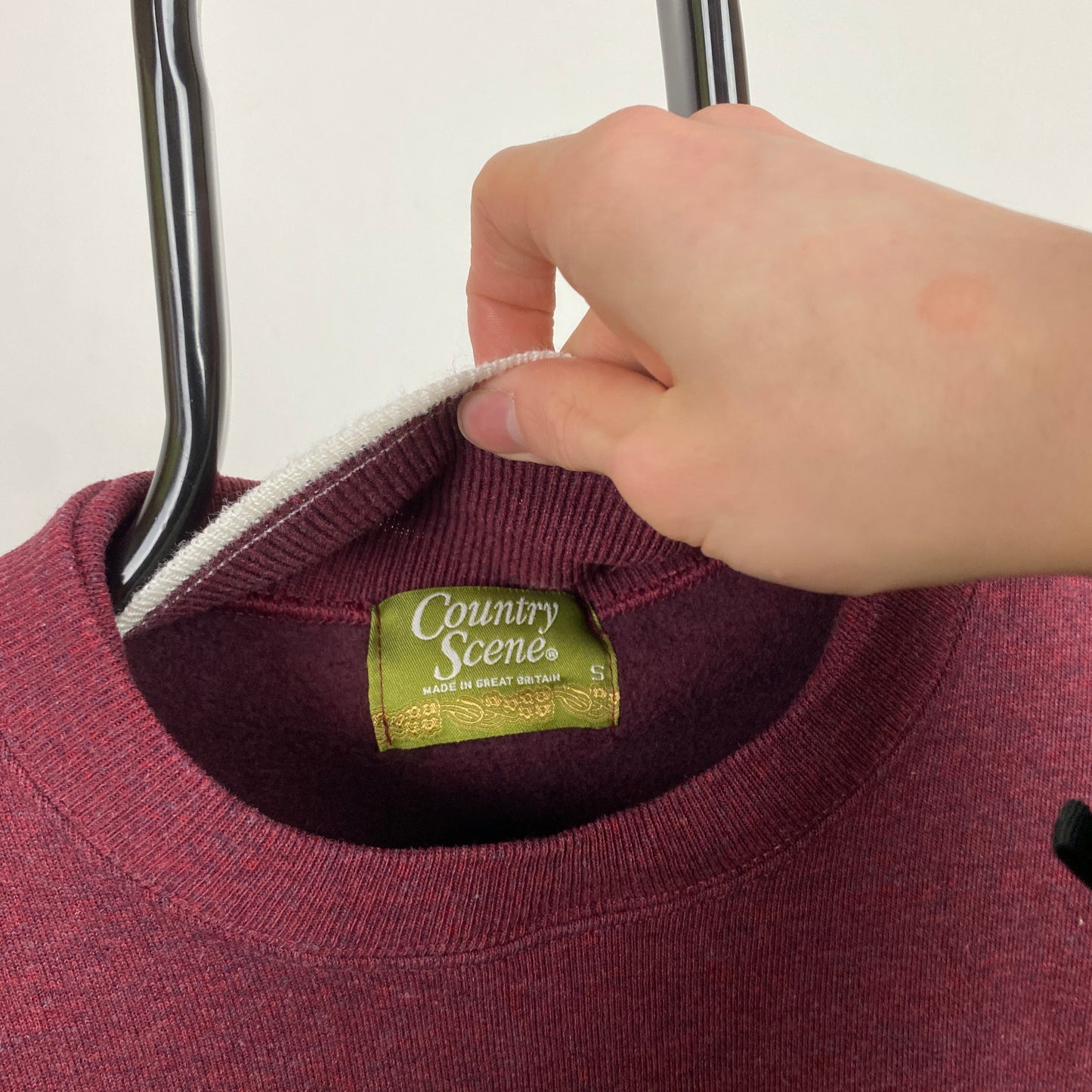 Retro Owl Sweatshirt Red Small