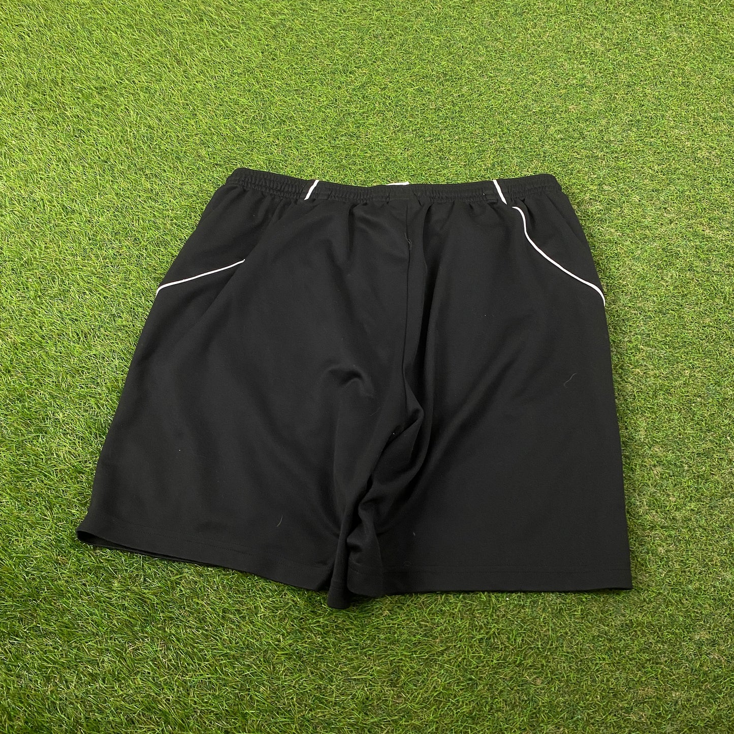 00s Adidas Football Shorts Black Large