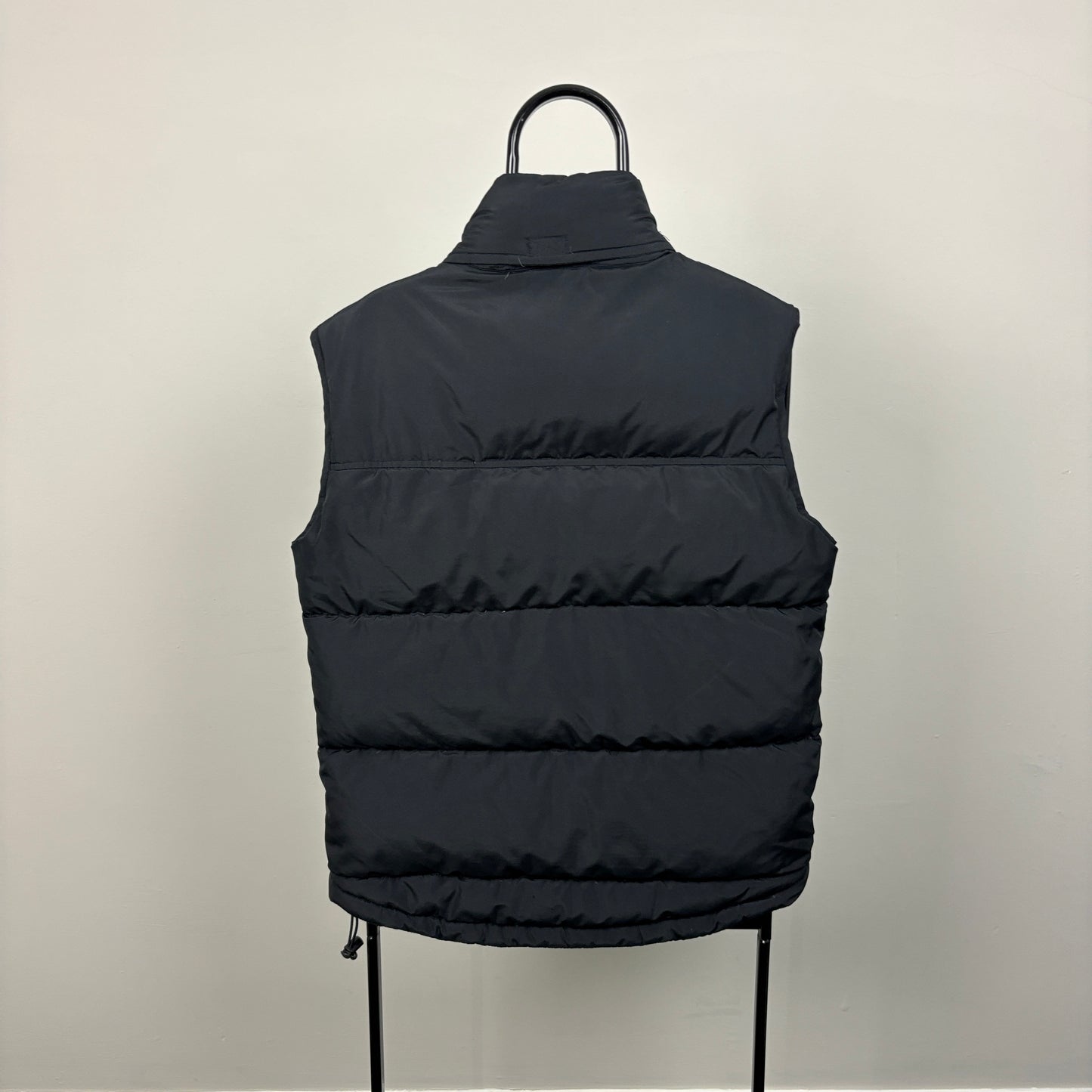 00s Nike Puffer Gilet Jacket Blue Small
