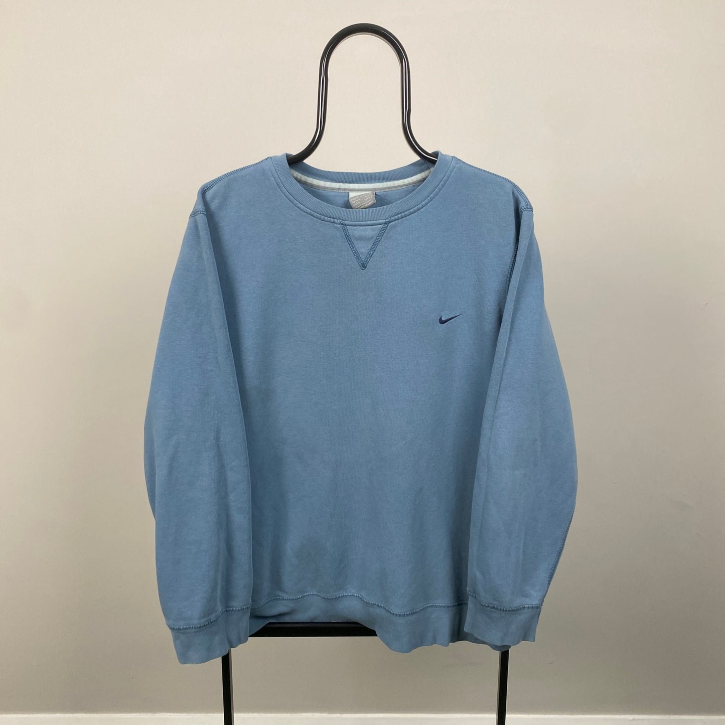 00s Nike Sweatshirt Blue Medium