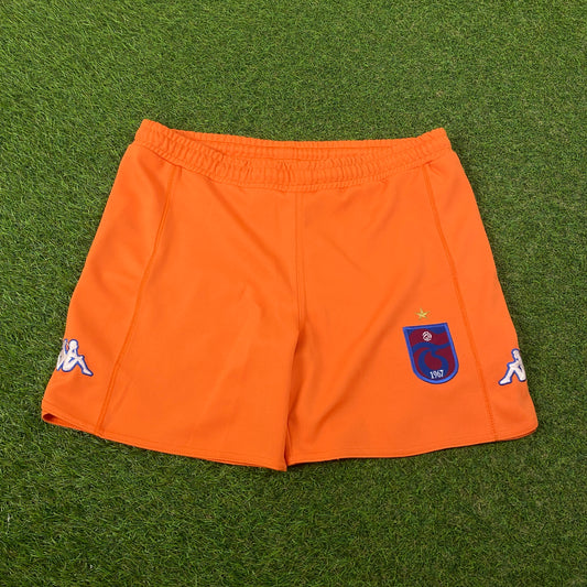 Retro Kappa Trabzonspor Football Shorts Orange Medium