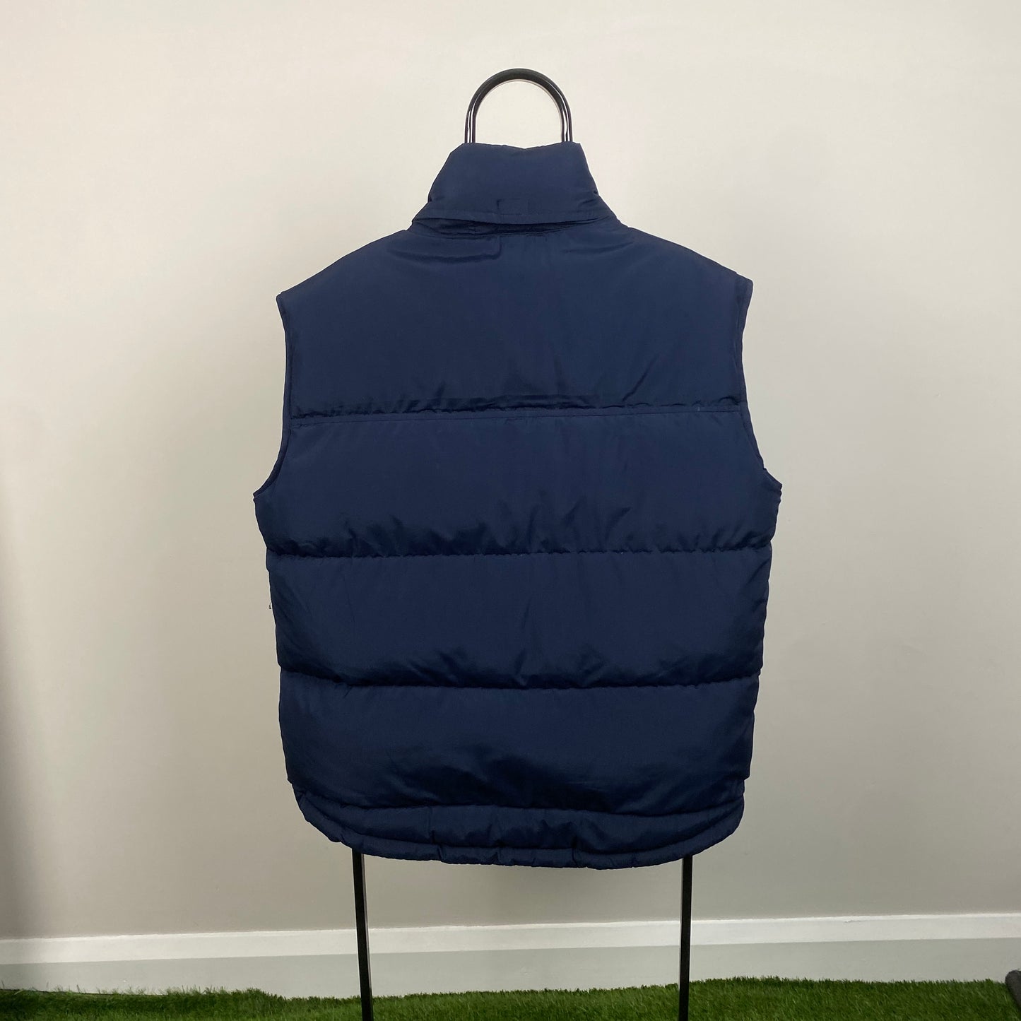 00s Nike Puffer Gilet Jacket Blue Large