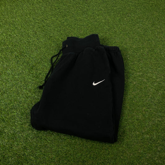00s Nike Wide Leg Cotton Joggers Black Small