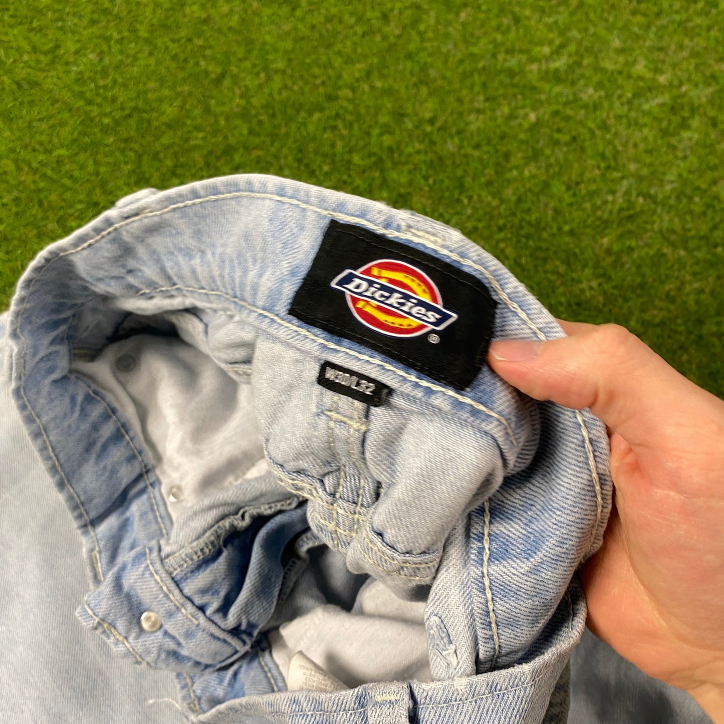 00s Dickies Denim Jeans Joggers Blue Medium 30x32