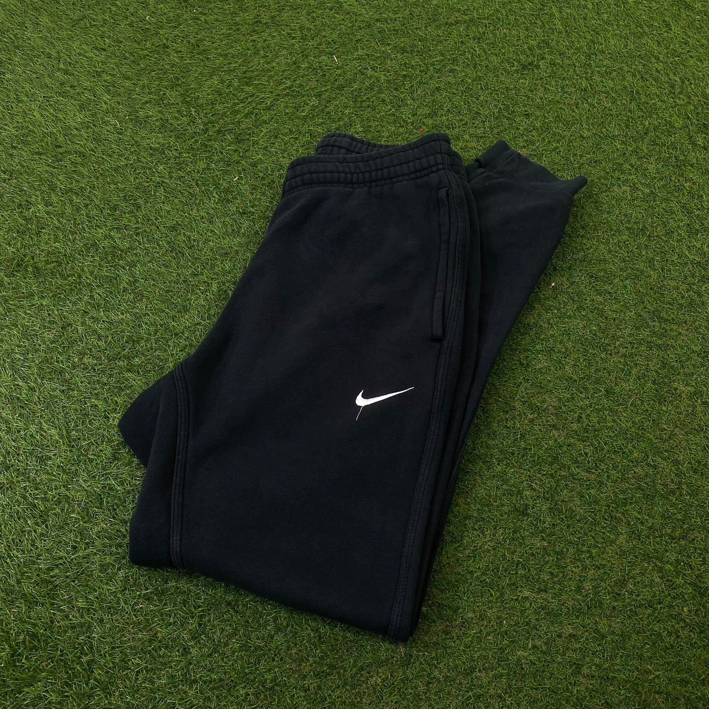 00s Nike Cotton Joggers Black Small