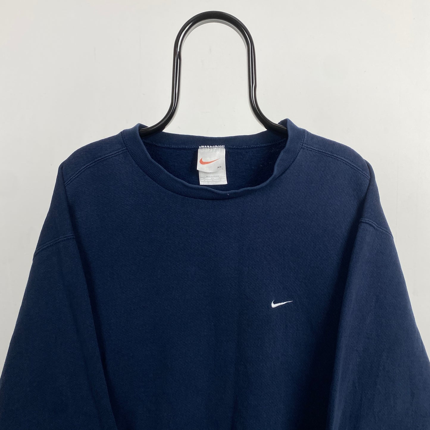 90s Nike Heavyweight Sweatshirt Blue XL