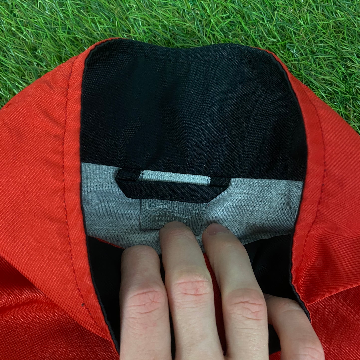 00s Nike Piping Tracksuit Jacket + Joggers Set Red Large