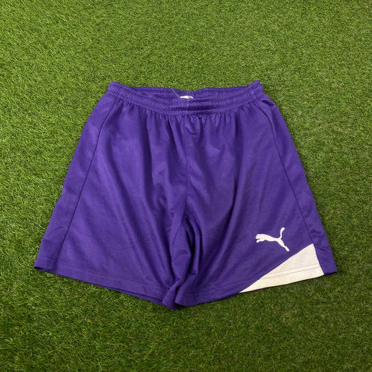 Retro Puma Football Shorts Purple Small