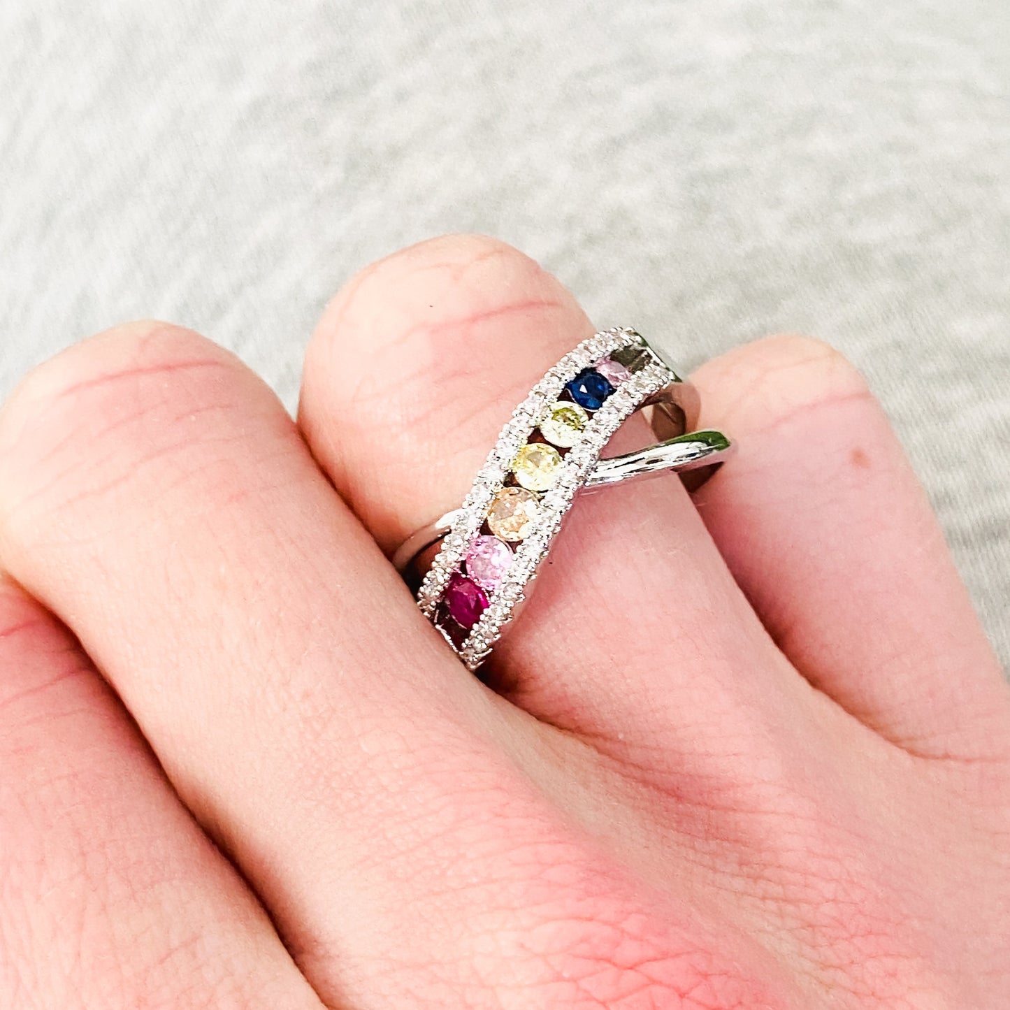 Vintage Gemstone Band Ring