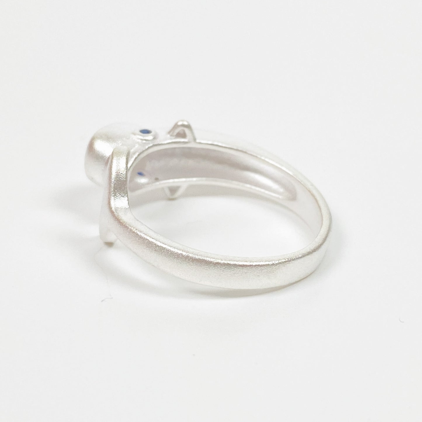 Vintage Retro Adjustable Dolphin Ring Silver