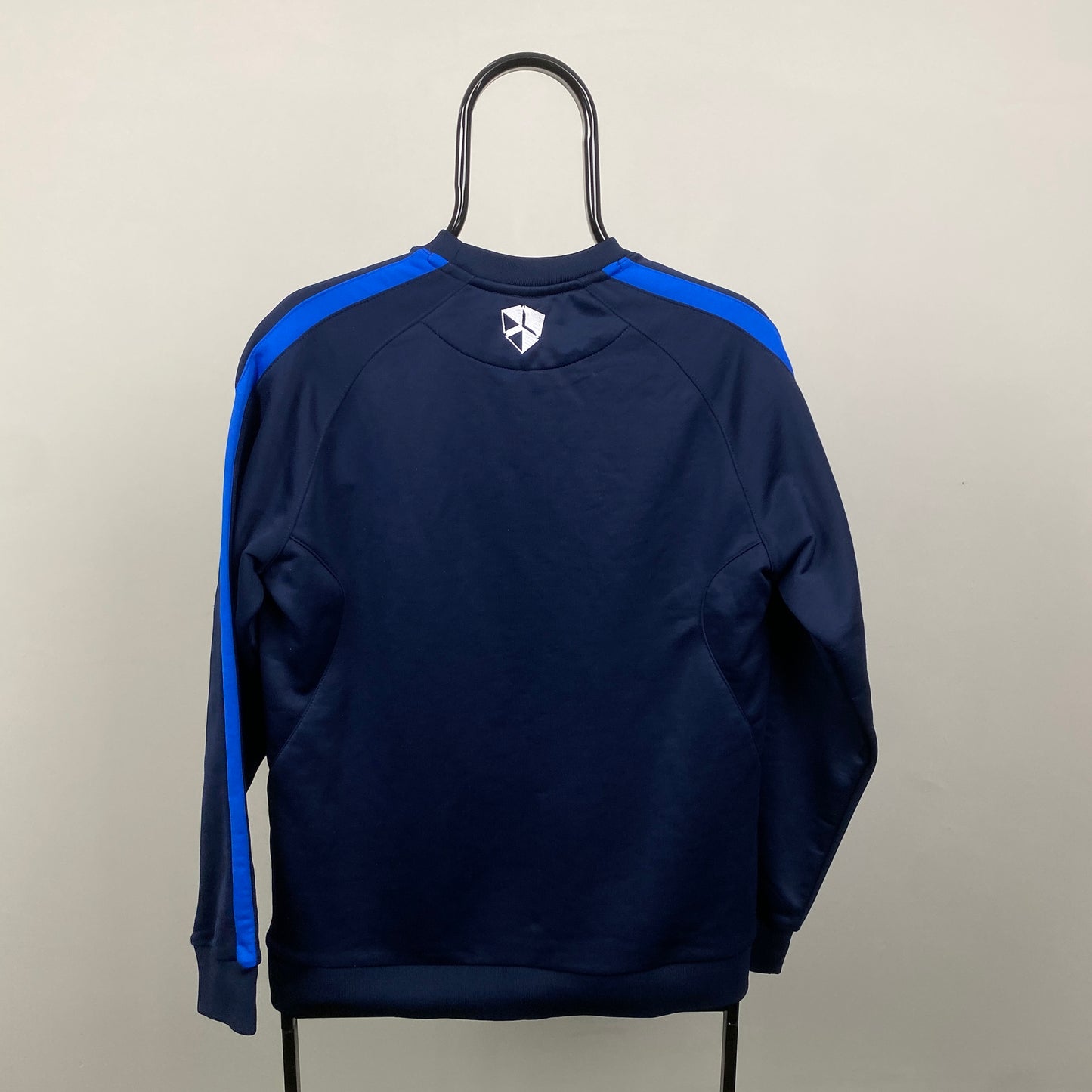 00s Nike Everton Sweatshirt Blue Small
