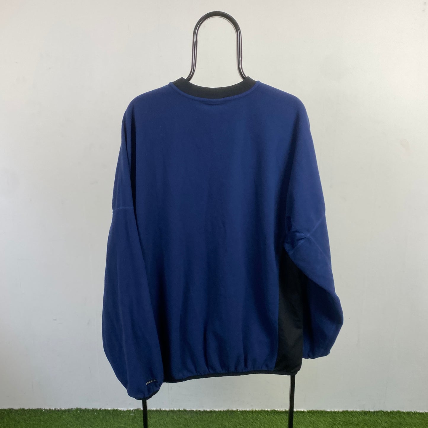 00s Nike Therma-Fit Fleece Sweatshirt Blue XL