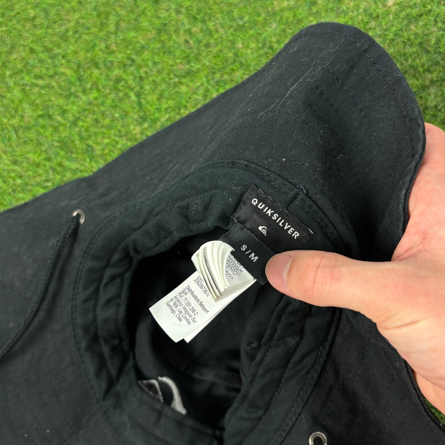 90s Quiksilver Boonie Bucket Hat Black