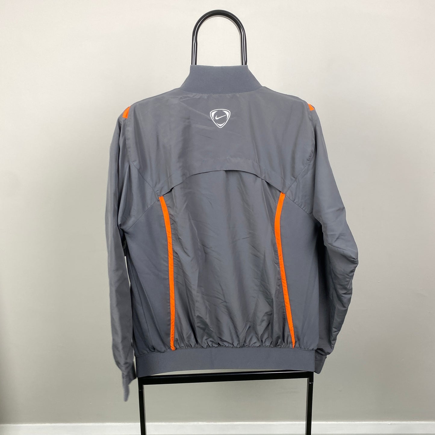 00s Nike Valencia Windbreaker Jacket Grey Small