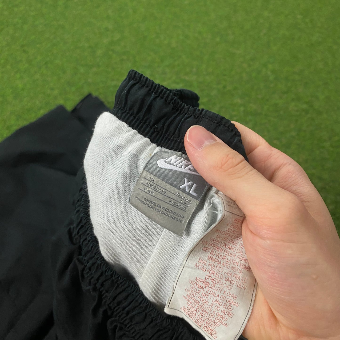00s Nike Waterproof Trousers Joggers Black XL