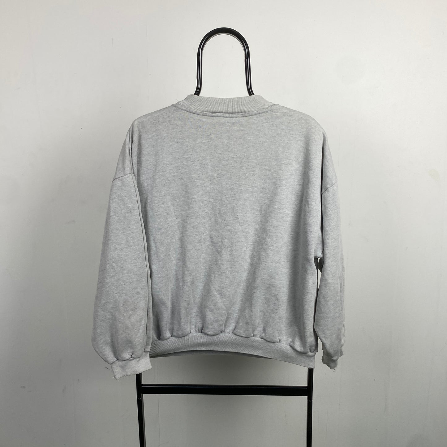 Retro 90s Sweater Shop Sweatshirt Grey XS/Small