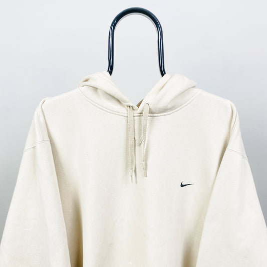00s Nike Heavyweight Hoodie Brown XXL