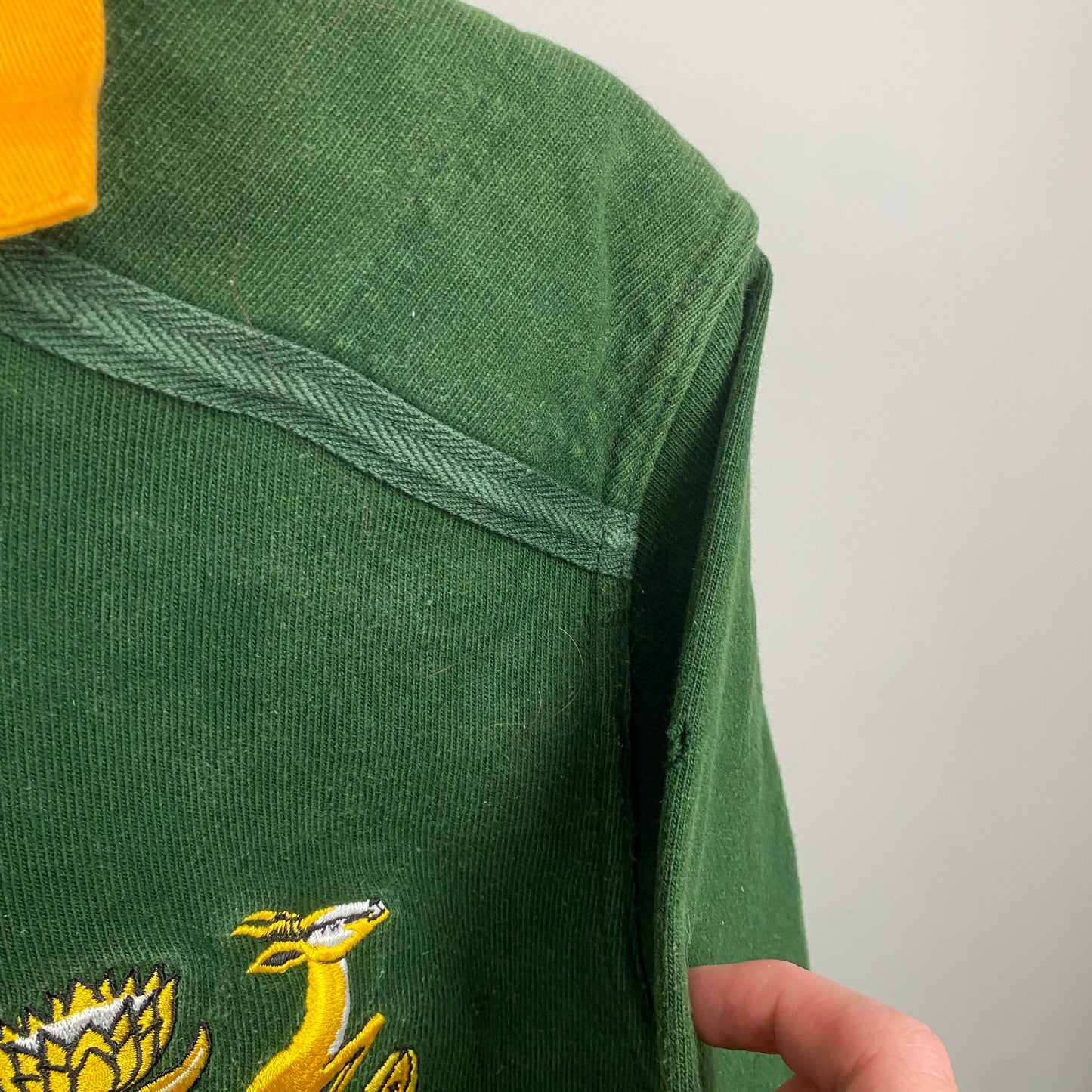 90s Nike South Africa Rugby T-Shirt Green Small