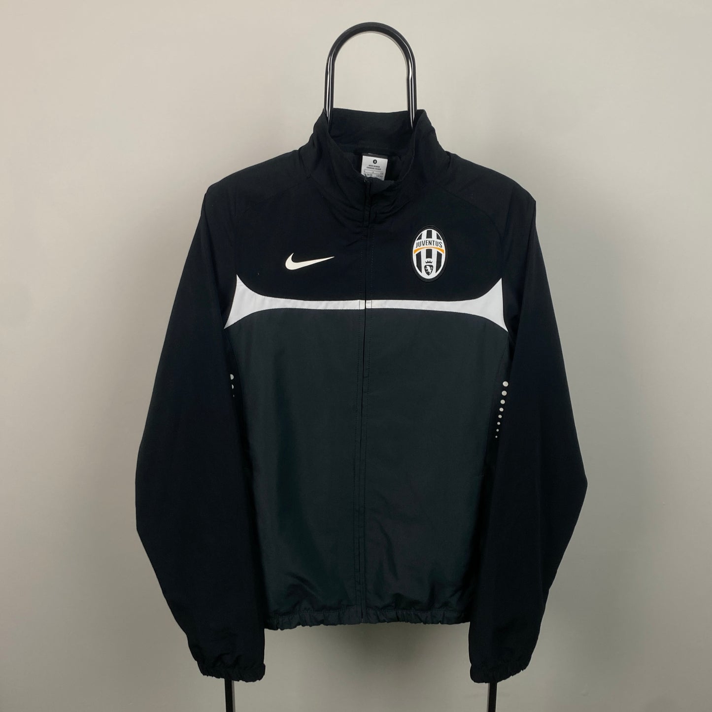 00s Nike Juventus Windbreaker Jacket Black Small